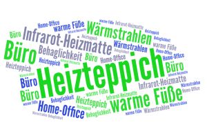 Artikelgrafik: Heizteppich und Infrarot-Heizteppich